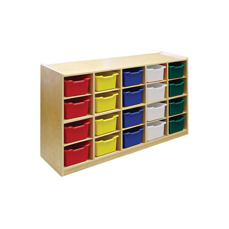 Offex Stackable 20 Compartment Cubby with Bins Wayfair